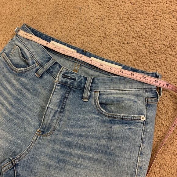 ❌SOLD❌Anthropologie red tassel boyfriend jeans - Picture 6 of 8